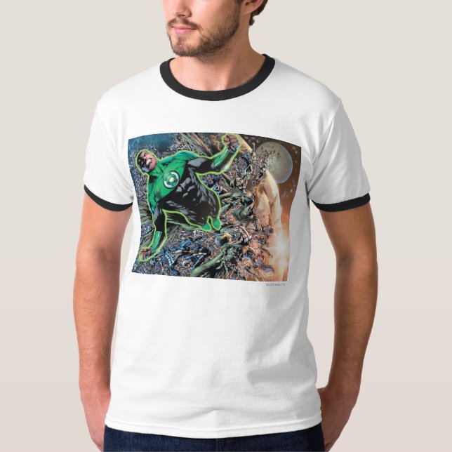 Camiseta Linterna verde y luna (Anverso)