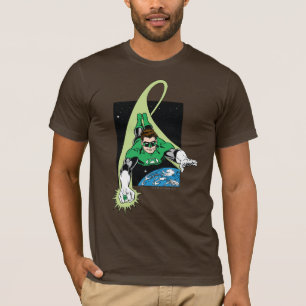 Camiseta Linterna verde y tierra