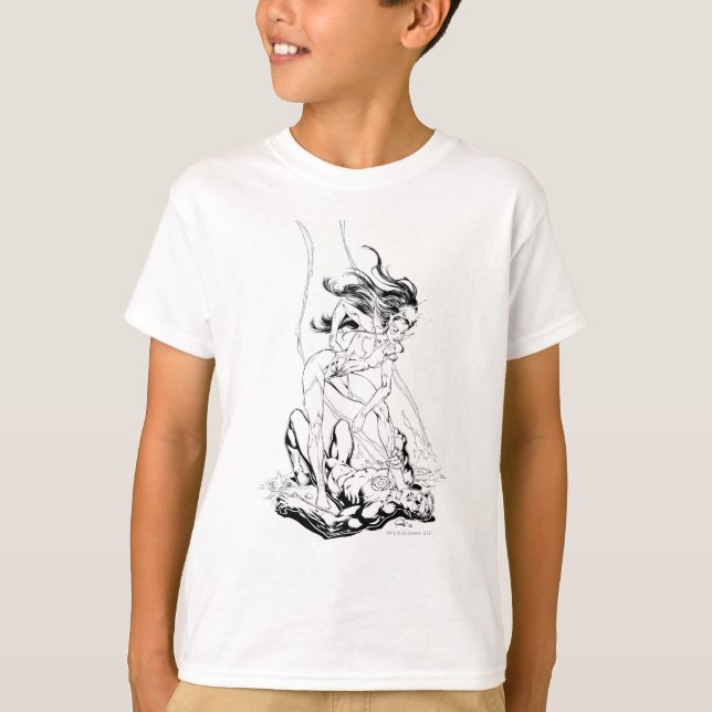 Camiseta Linterna verde y zafiro estrella (Anverso)