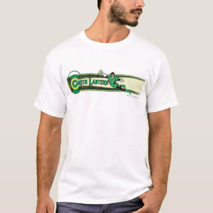 Camiseta Linterna y logotipo verdes