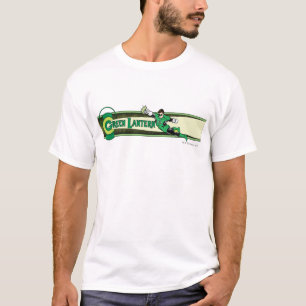 Camiseta Linterna y logotipo verdes