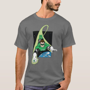 Camiseta Linterna y tierra verdes