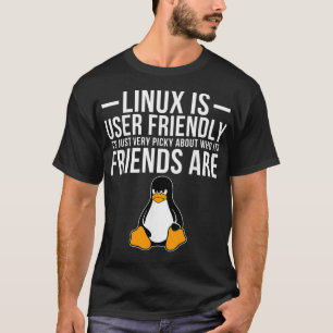 Camiseta Linu Es Fácil De Usar Sólo Muy Picky Quién Es