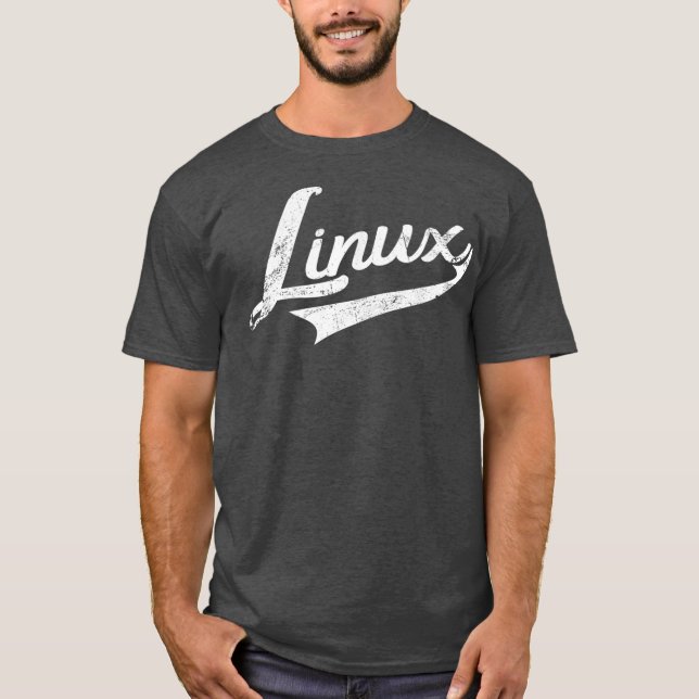 Camiseta Linu IT Systems Engineer Retro (Anverso)