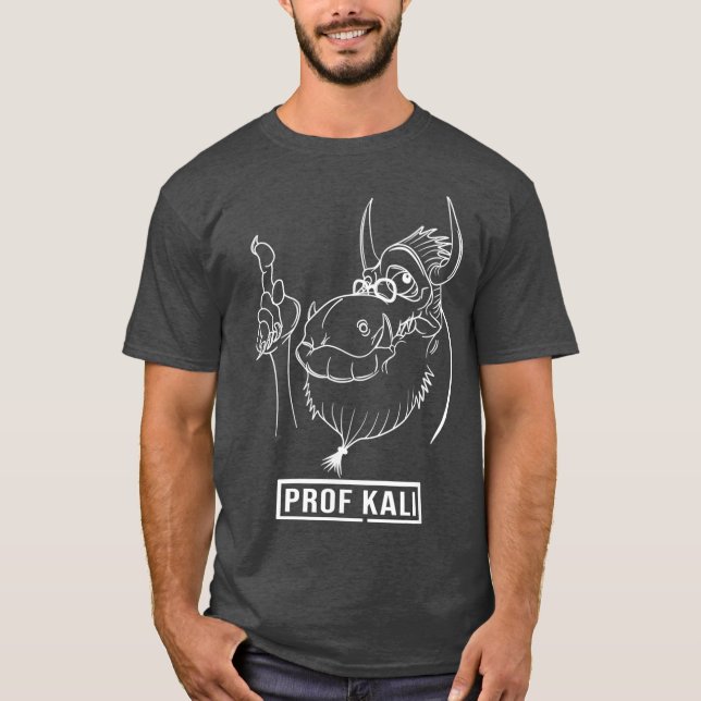 Camiseta Linu Kali Hacking para Senior Network Hacker o (Anverso)