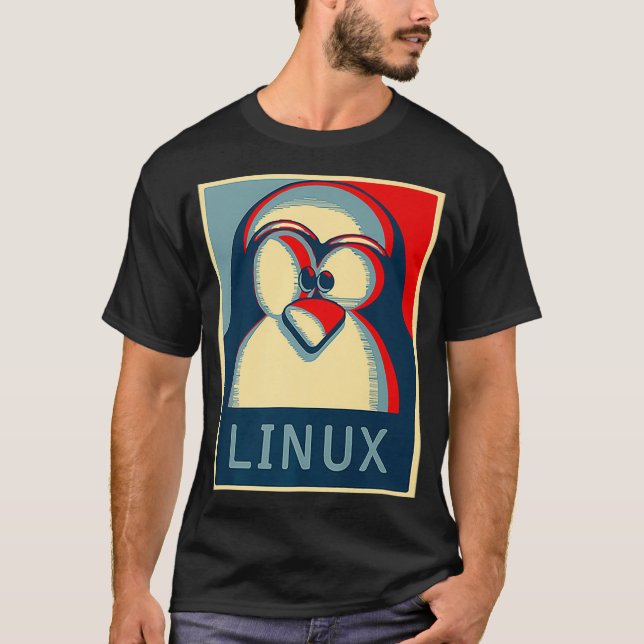 Camiseta Linu Original Premium Geek Gift Tshirt (Anverso)