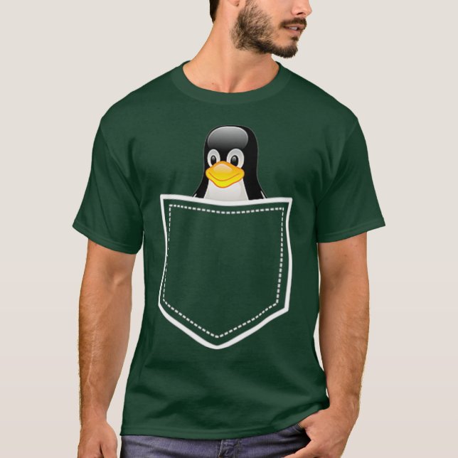 Camiseta Linu Penguin Tu White Premium (Anverso)