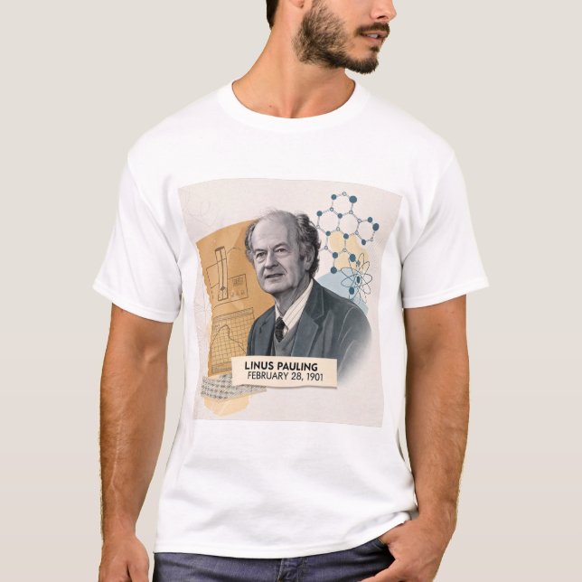 Camiseta Linus Pauling 1901 (Anverso)