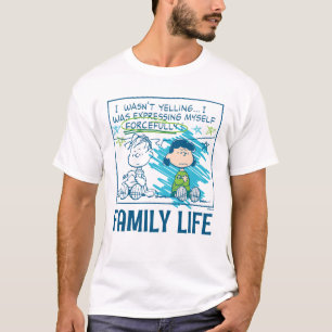 Camiseta Linus y Lucy "No estaba gritando..."