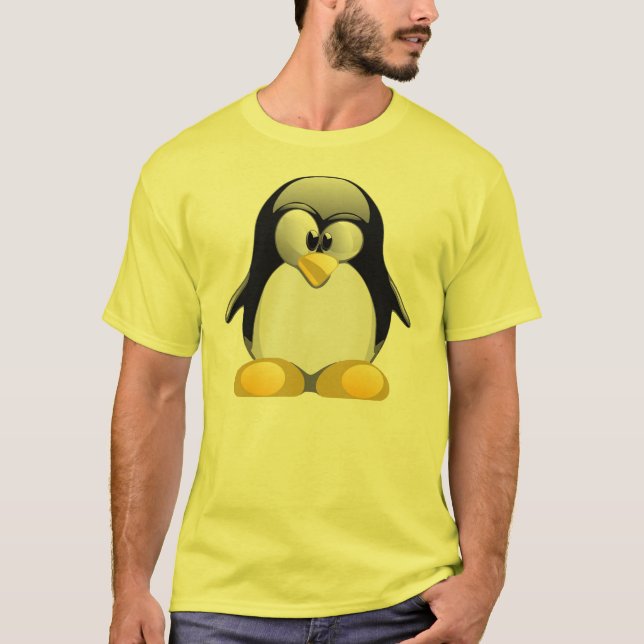 Camiseta Linux androide oficial Tux (Anverso)