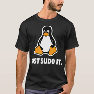 Camiseta Linux Just Sudo It