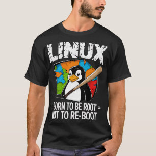 Camiseta Linux - Nacido Para Ser Root