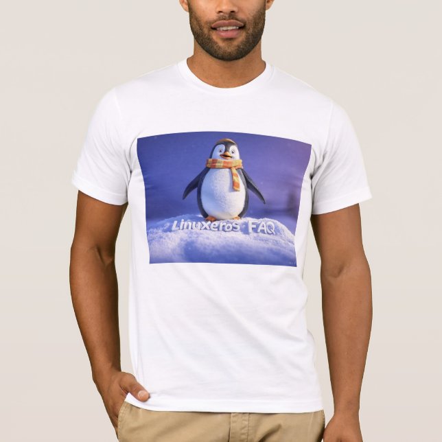 Camiseta Linuxeros FAQ (Anverso)