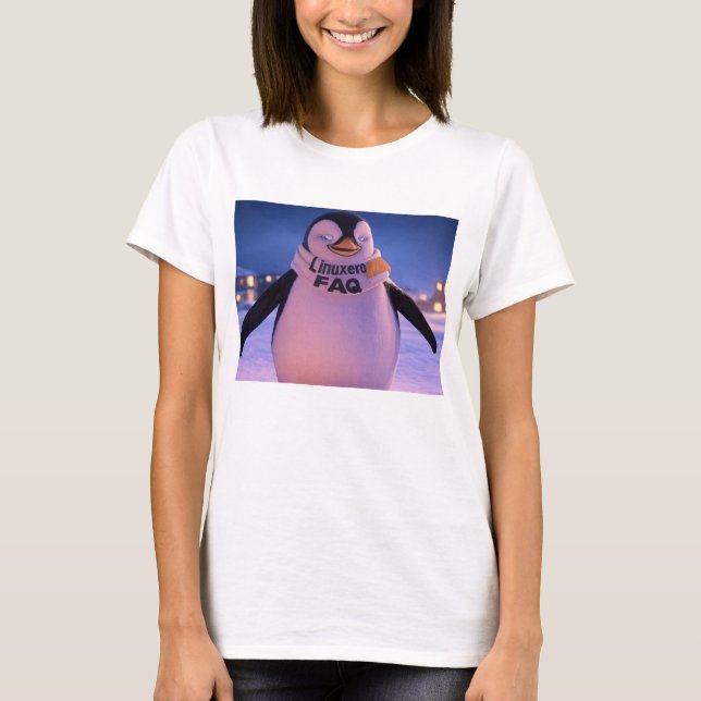 Camiseta Linuxeros FAQ (Anverso)