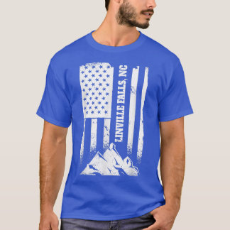 Camiseta Linville Falls NC North Carolina American Patrioti