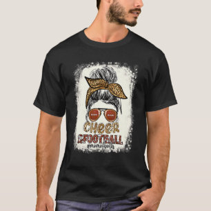Camiseta Lío Desordenado de Leopardo Blanqueado Mamá de Por