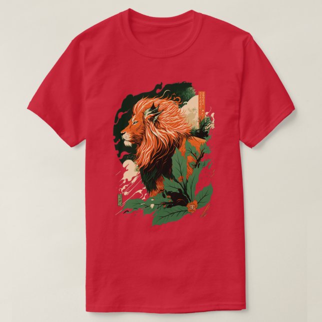 Camiseta lion 4 (Diseño del anverso)