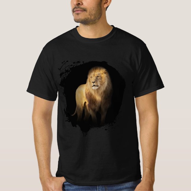 Camiseta Lion Animal Vie Sauvage Jungle Nature Afrique (Anverso)