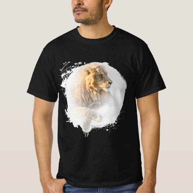 Camiseta Lion Animal Vie Sauvage Jungle Nature Safari (Anverso)