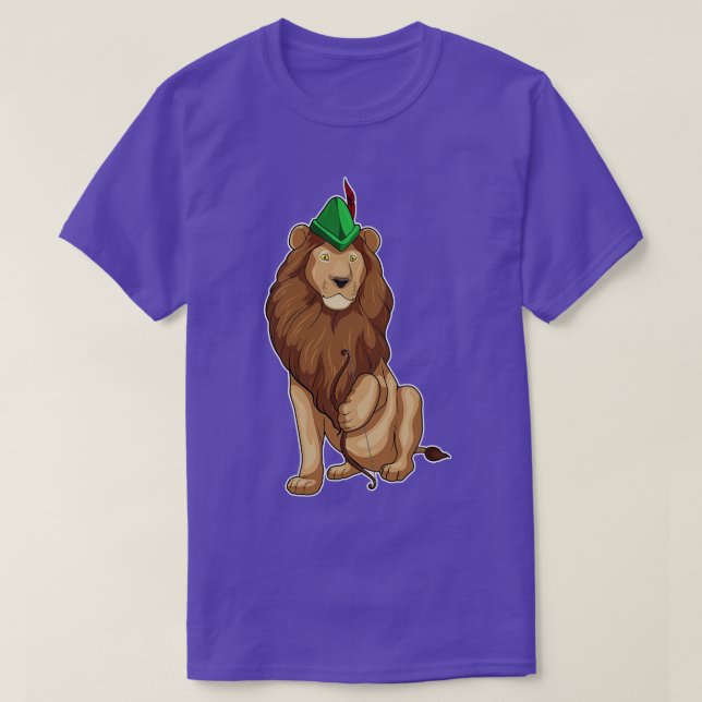 Camiseta Lion Archer Bow (Diseño del anverso)