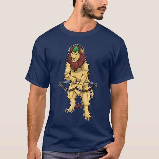 Camiseta Lion Archer Bow (Anverso)