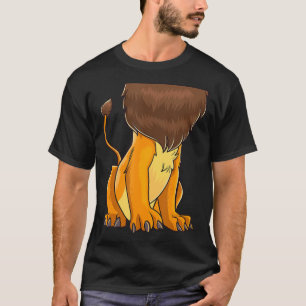 Camiseta Lion Body Costume Mane Cute Headless Fun Lions Hal