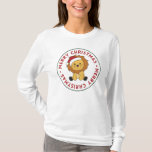 Camiseta Lion Christmas Snow Winter Animals Lions<br><div class="desc">The lion for Christmas greeting card. Funny animals with gifts and snow for the holidays. Also funny for christmas in July. Lions are cute animals and perfect for Christmas.</div>