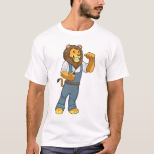 Camiseta Lion como destornillador de Handyman