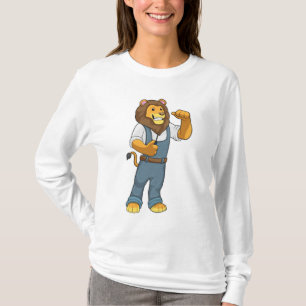 Camiseta Lion como destornillador de Handyman
