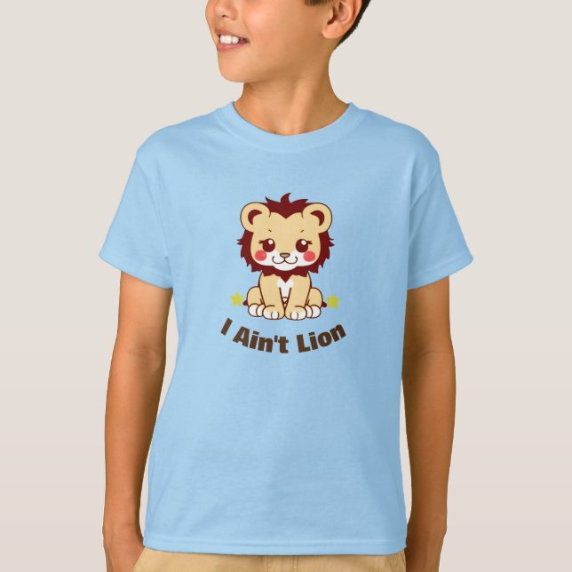 Camiseta Lion Cub Cute Cudds Kids (Anverso)
