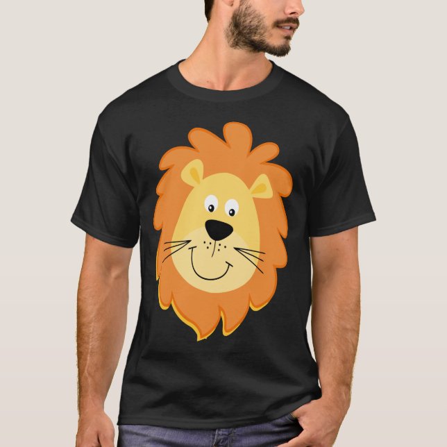 Camiseta Lion Face Animal Lover (Anverso)