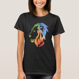 Camiseta Lion Felidae Gran Cabina De Gato Hombres Mujeres N
