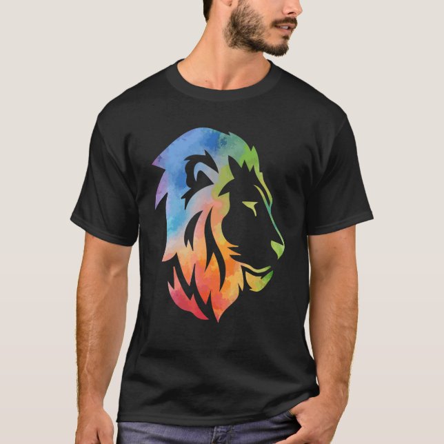 Camiseta Lion Felidae Gran Cabina De Gato Hombres Mujeres N (Anverso)