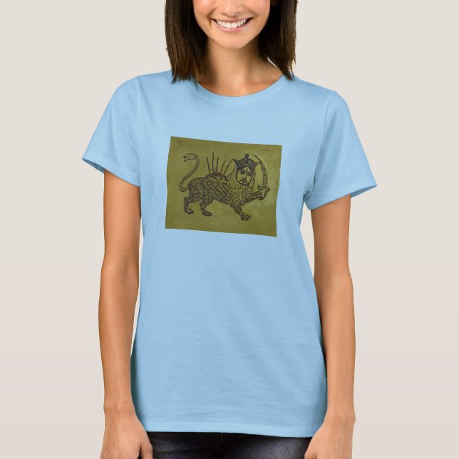 Camiseta Lion Flag Design (Anverso)