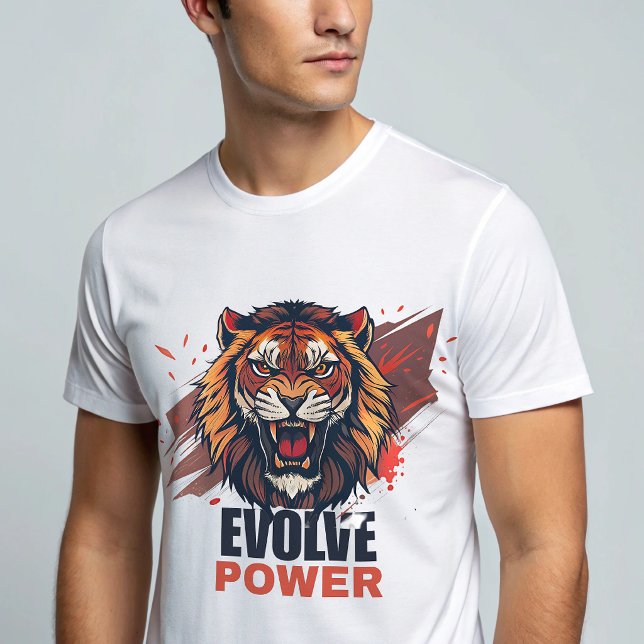 Camiseta Lion Gym – Evolve Power Beast Mode Tee (Subido por el creador)