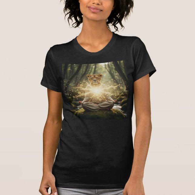 Camiseta Lion-Hearted Joy Meditation Portal (Anverso)
