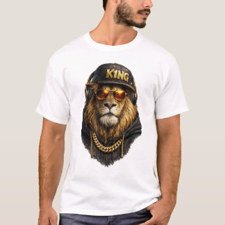 Camiseta Lion King Streetwear – Diseño Royal Urban