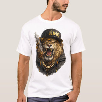 Camiseta Lion King Streetwear – Estilo Urbano Auda