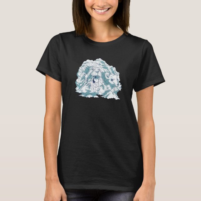 Camiseta Lion Lamb Inspirational Bible Verse Men Women Grap (Anverso)