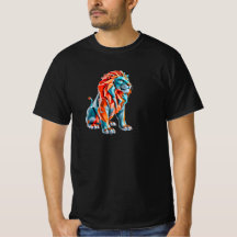 Lion majestueux roi de la savane.