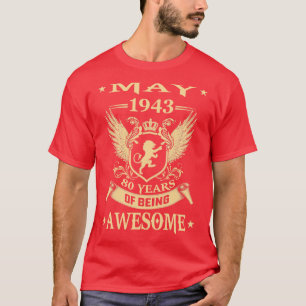 Camiseta Lion May 1943 Edición Limitada 80 Años De Ser Aw