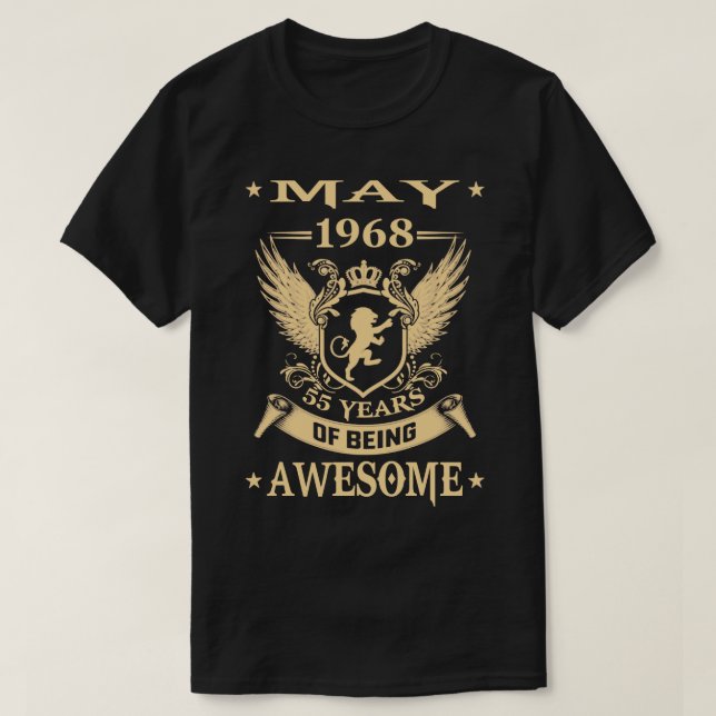 Camiseta Lion May 1968 Edición Limitada 55 Años De Ser Aw (Diseño del anverso)