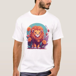 Camiseta Lion Nursery Art