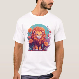 Camiseta Lion Nursery Art