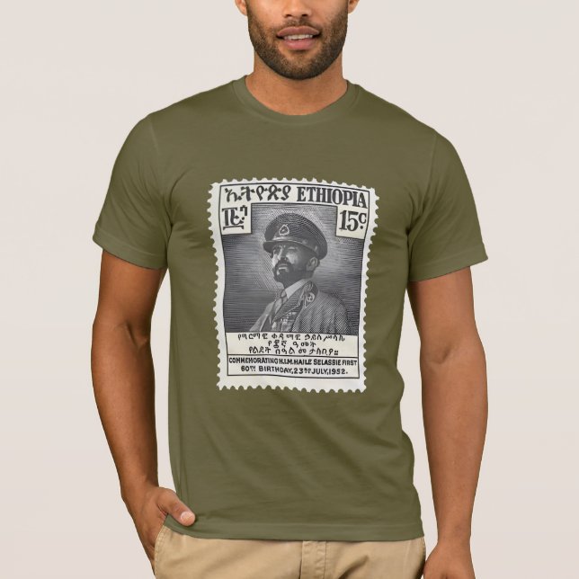 Camiseta Lion of Judah - Jah Army - Haile Selassie - Shirt (Anverso)