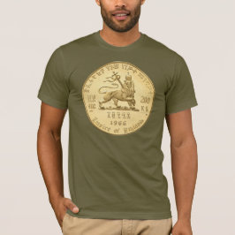 Camiseta Lion of Judah - Jah Army oro Rasta reggae Shirt -