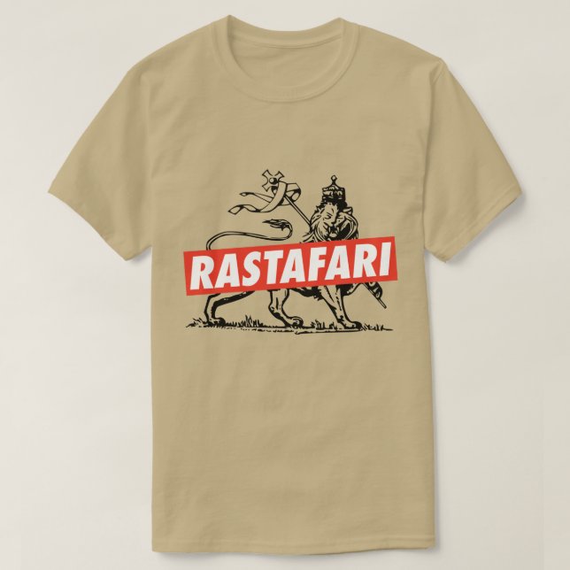 Camiseta Lion of Judah Jah Rastafari Empress Rasta Shirt (Diseño del anverso)