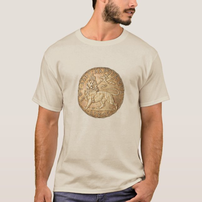 Camiseta Lion of Judah Rasta Reggae Roots Jah Rastafari  (Anverso)