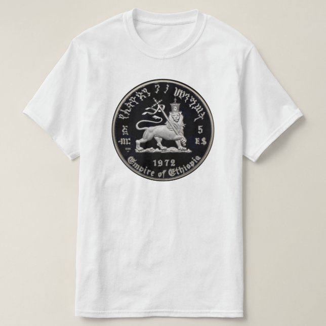 Camiseta Lion of Judah - Rasta reggae Shirt - (Diseño del anverso)