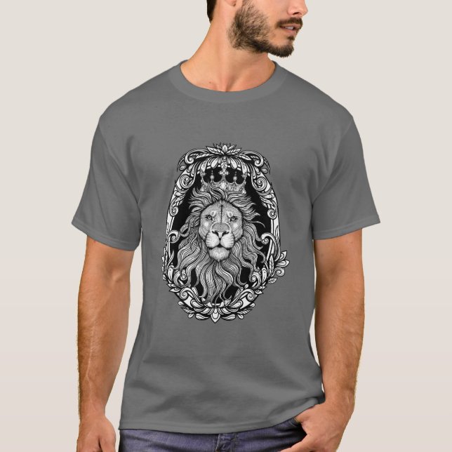 Camiseta Lion of Judah Shirt - Lion Haile Selassie - (Anverso)
